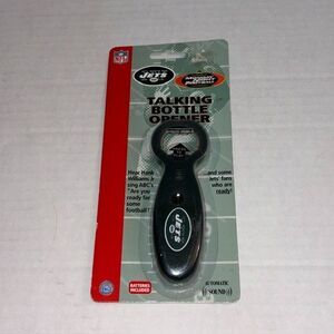 Vintage 2004 NY Jets Monday Night Football Talking Bottle Opener NOS NFL